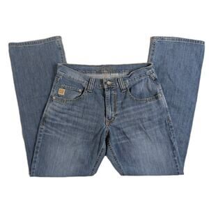 Cinch Jeans Mens 32x32 Blue Carter 2.0 Relaxed Straight Western Stretch Denim